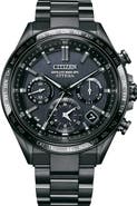 Citizen Attesa Satellite Wave GPS GMT Automatic Black Bracelet Watch, 44.6mm