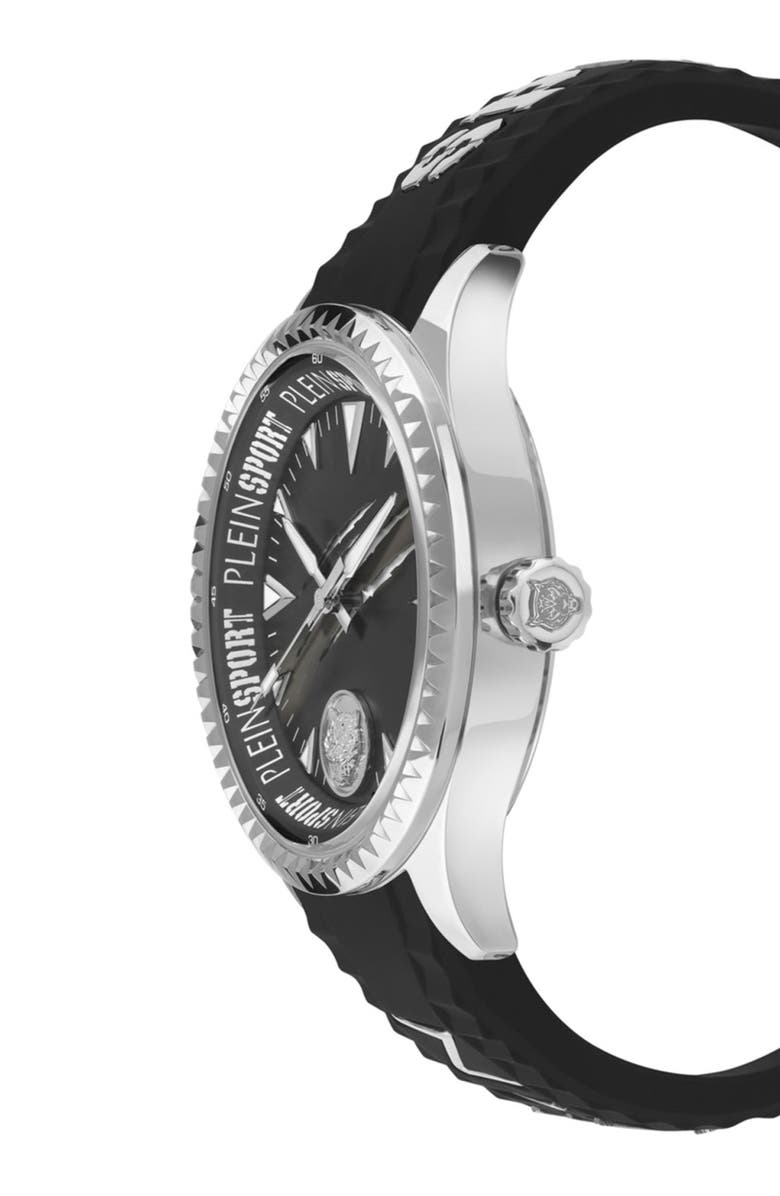 PLEIN SPORT Lineman Watch, Alternate, color, Stainless Steel/Black