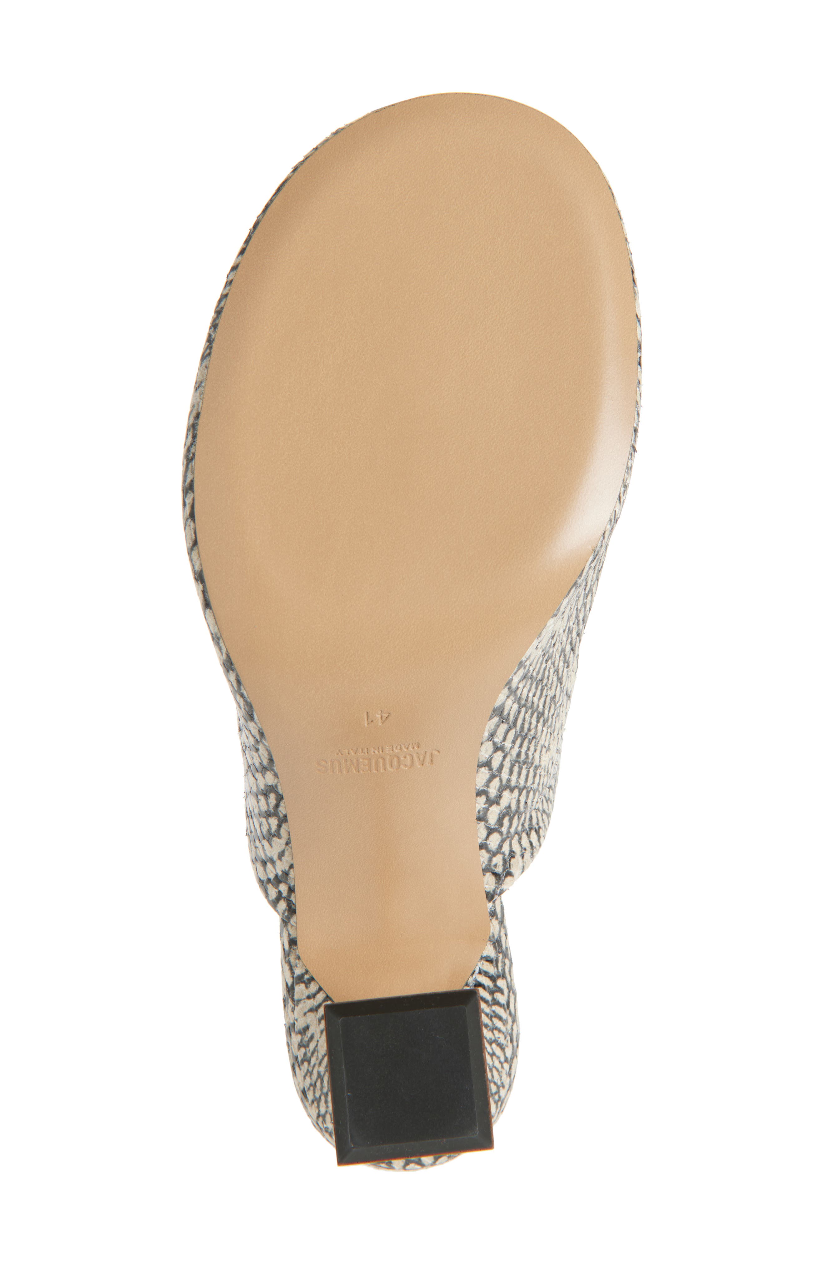 Jacquemus Les Mules Bisou Mismatched Mule, Alternate, color, Beige 150