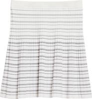 Theory Rib Stripe Skirt