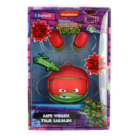 Ninja Turtles Raph Wireless Bluetooth True Earbuds