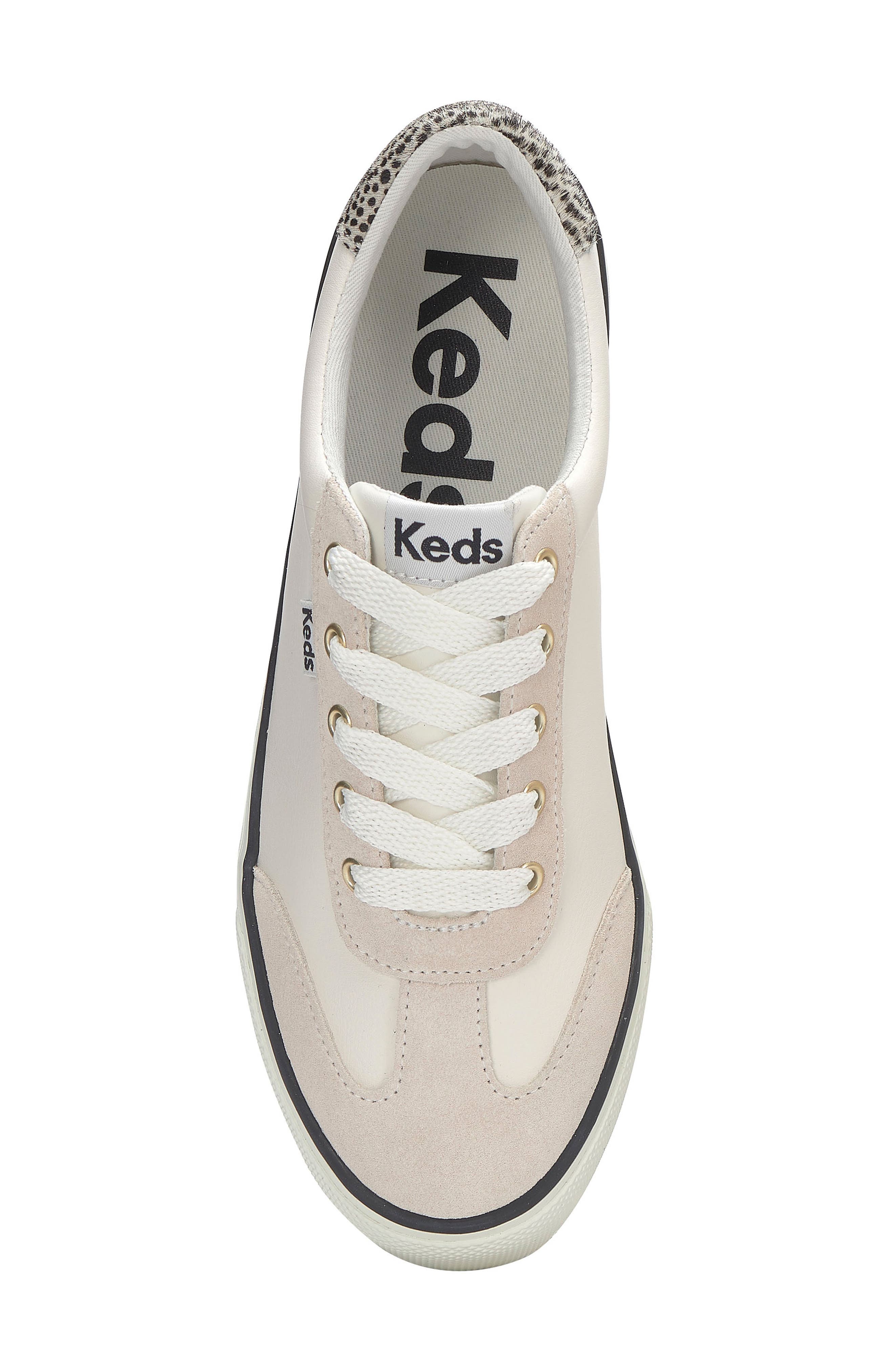 Keds<sup>®</sup> Jump Kick T-Toe Sneaker, Alternate, color, Snow White