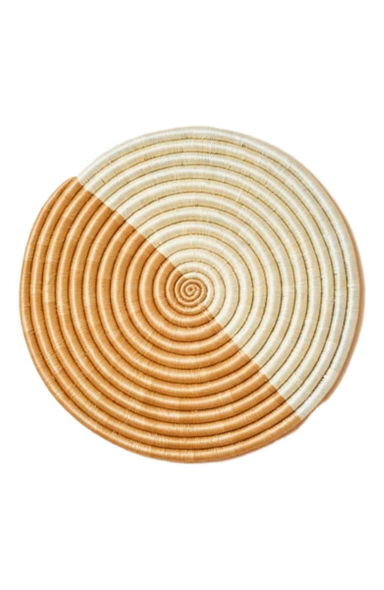 indego africa Akeza Placemat in White, Main, color, Cream And Natural