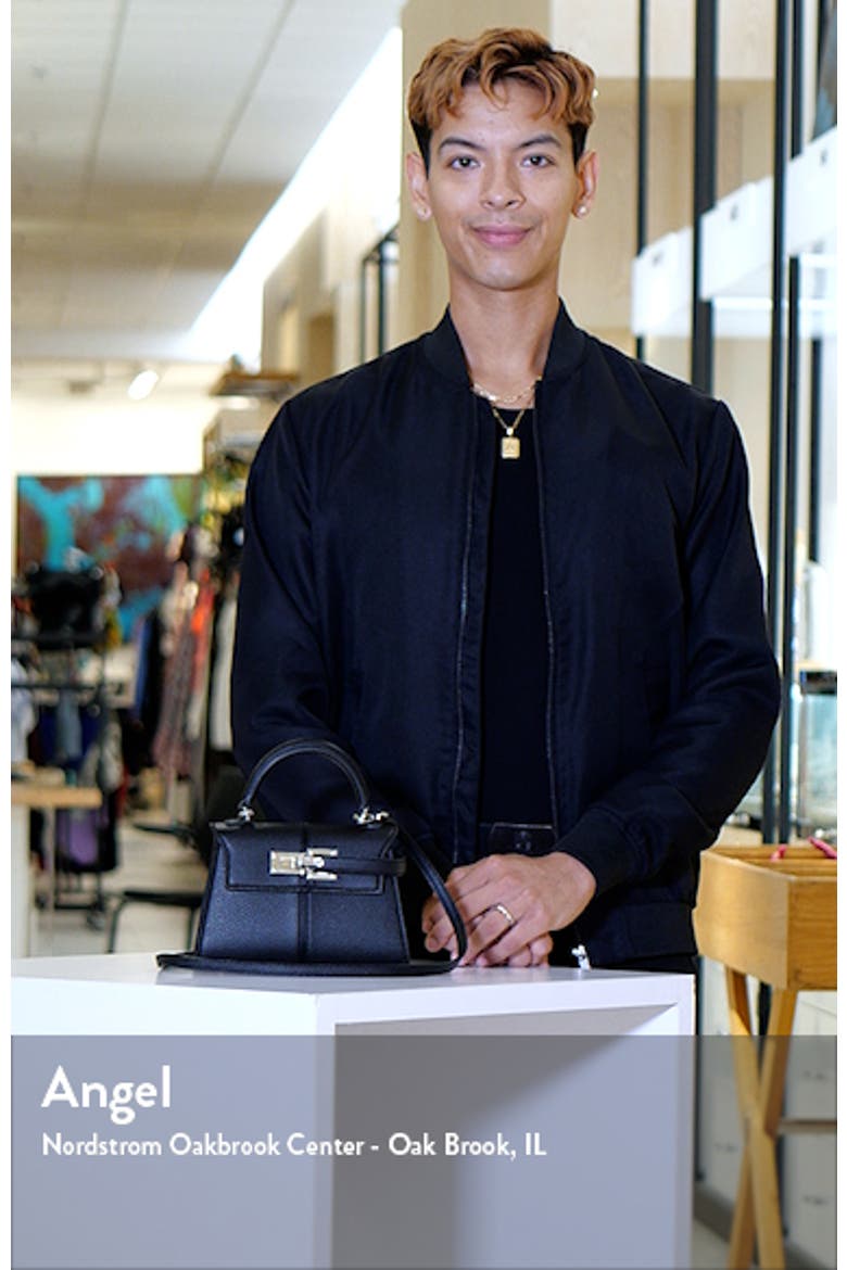Elise Faux Leather Top Handle Bag video