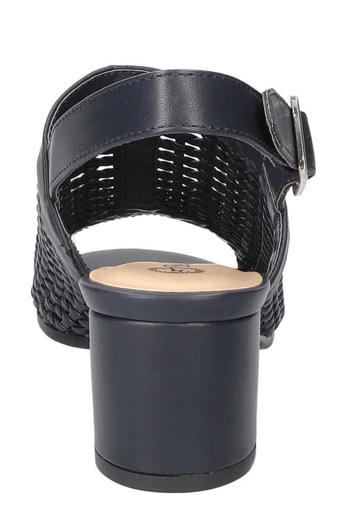 Bella Vita Adley Slingback Sandal In Navy