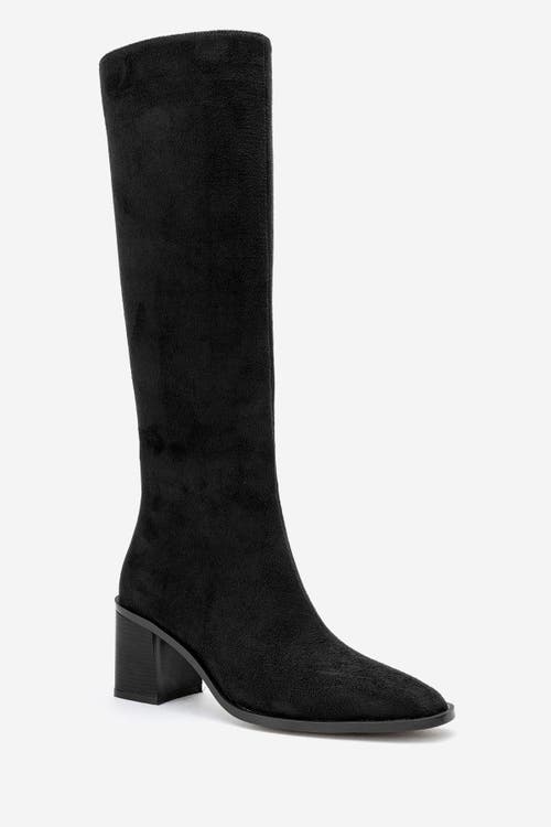 Prologue Shoes Venia Block Heel Boot In Black