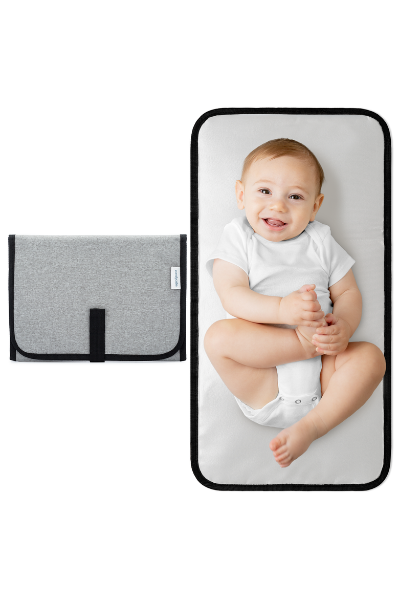 Compact Changing Pad, Main, color, Solid Grey