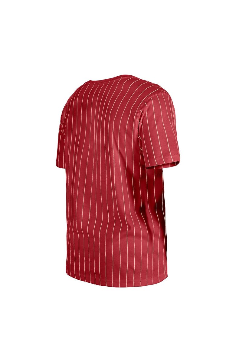 New Era Men's New Era Red Arizona Diamondbacks Throwback Pinstripe T-Shirt, Alternate, color, Red