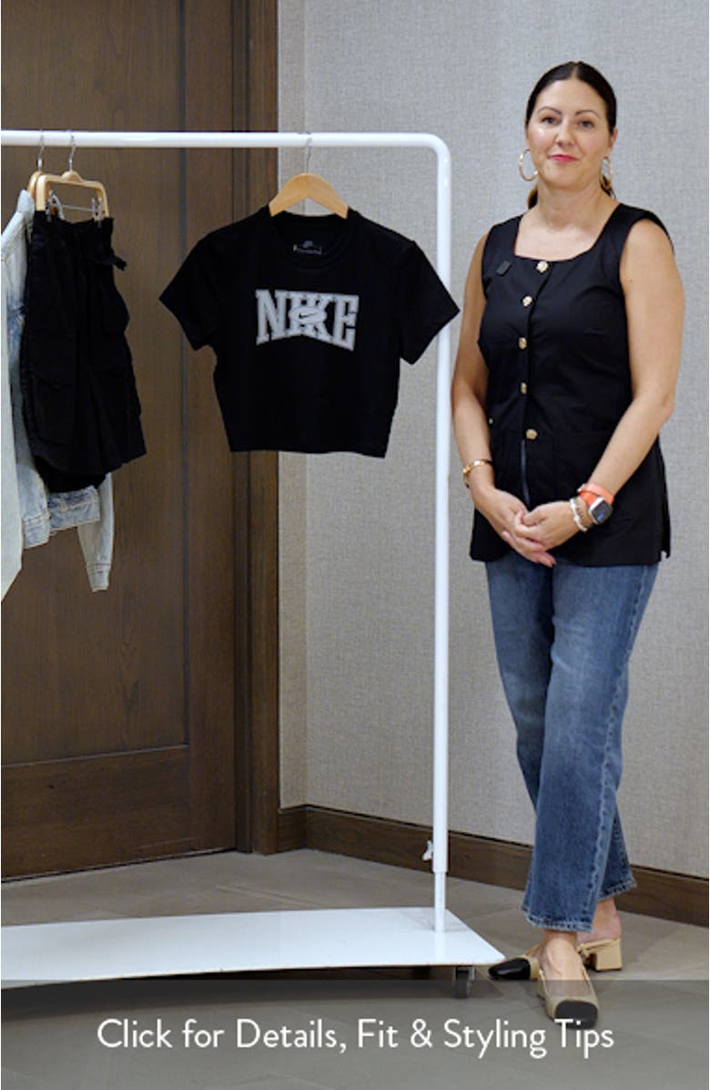 Sportswear Slim Crop T-Shirt, sales video thumbnail