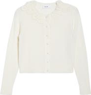 ASTR the Label Meadow Lace Collar Cardigan