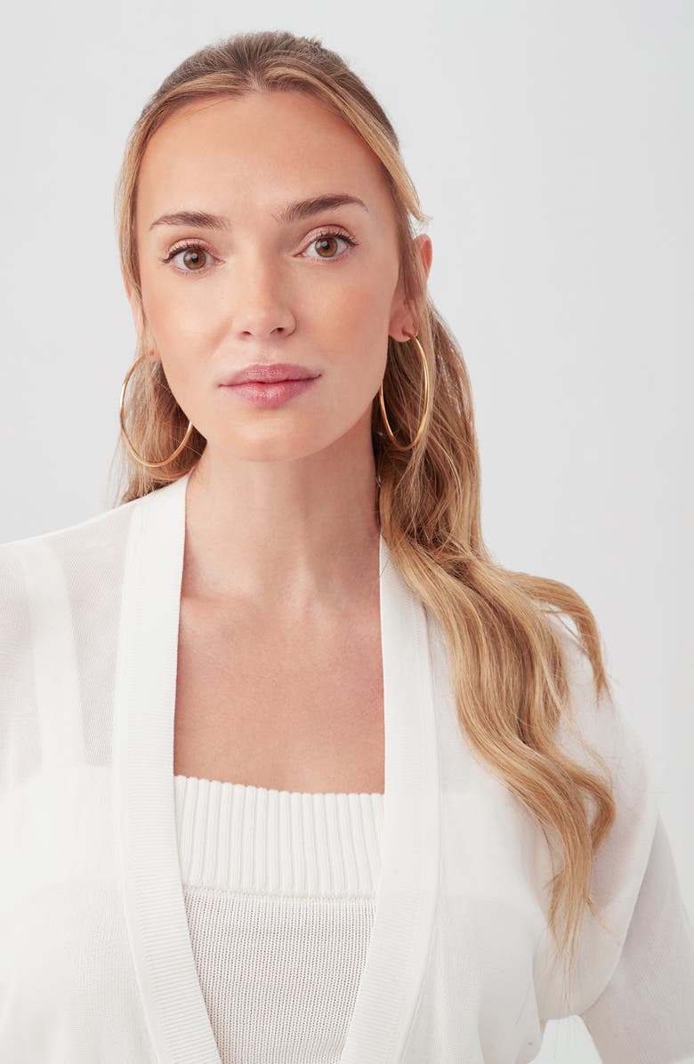 Trina Turk Nola Three-Quarter Sleeve Cardigan, Alternate, color, 