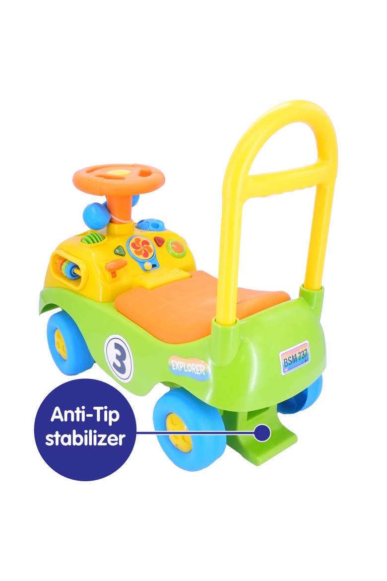My First Funtime Ride-On Safari Animals Vehicle, Alternate, color, Multicolored