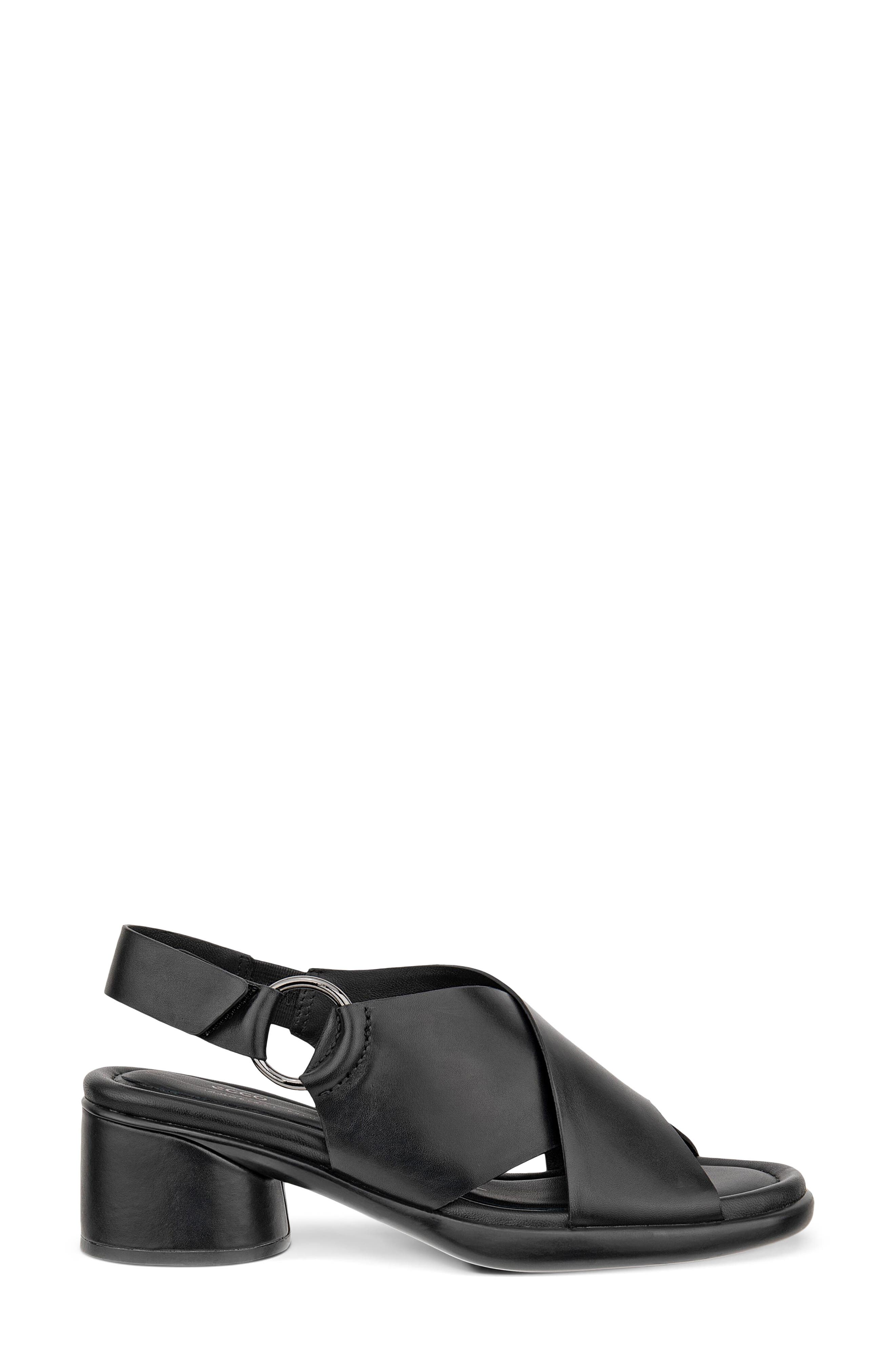 ECCO Cross Strap Slingback Sandal, Alternate, color, 