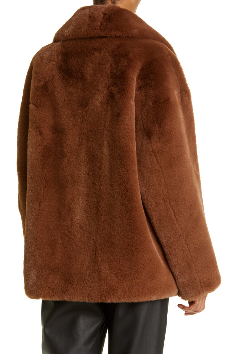 Stand Studio Savannah Faux Fur Jacket, Alternate, color,