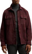 Ralph Lauren Purple Label Calloway Insulated Lambskin Suede Shirt Jacket