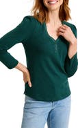 Tommy Bahama Ashby Stretch Cotton Slub Henley Top