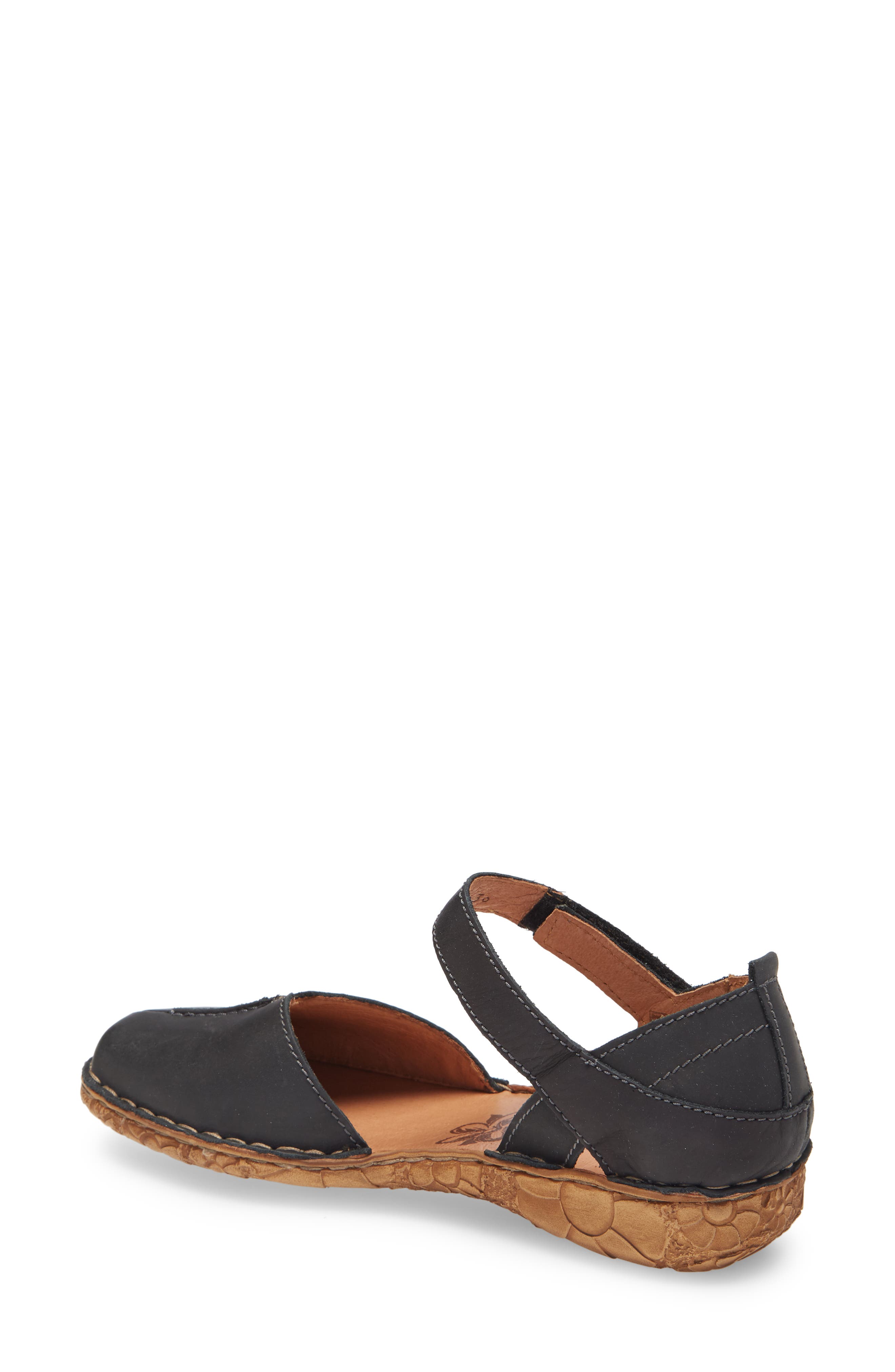 Josef Seibel Rosalie 42 Wedge Pump, Alternate, color, Black Leather