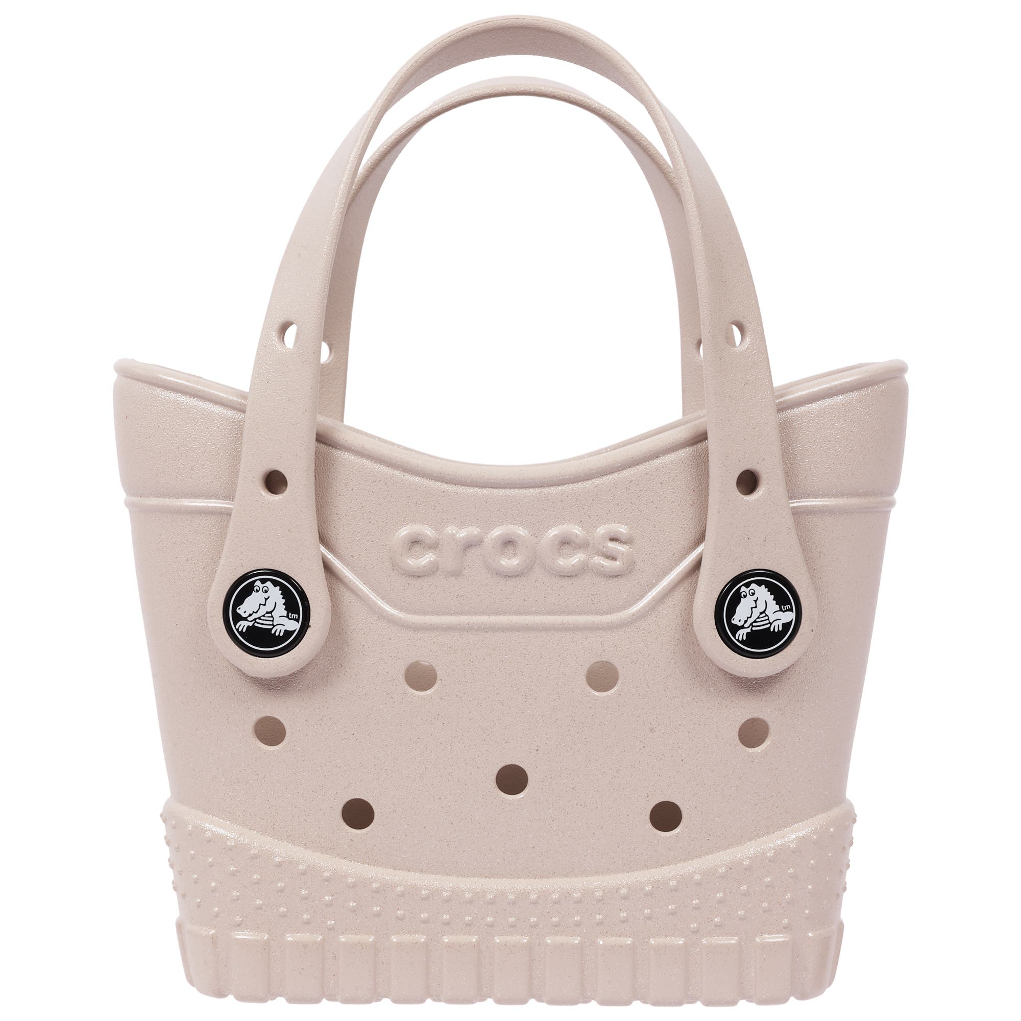 Micro Tote Glitter Print EVA Mini Tote Bag, Jibbitz-Compatible, Main, color, COCA CRM