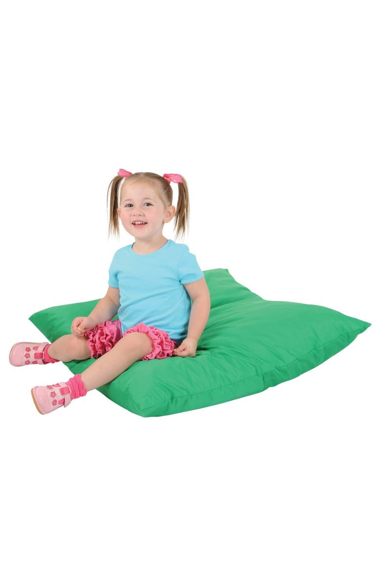 Kaplan Early Learning Company Jumbo Pillows with Removable Cover, Alternate, color, Green