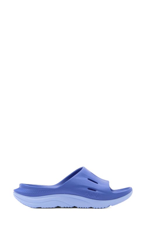 Hoka Gender Inclusive Ora Recovery Slide 3 Sandal In Stellar Blue/mirage