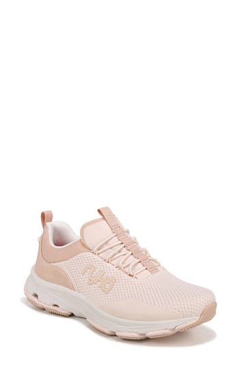 Ryka Devotion Ez Walking Sneaker In Blush