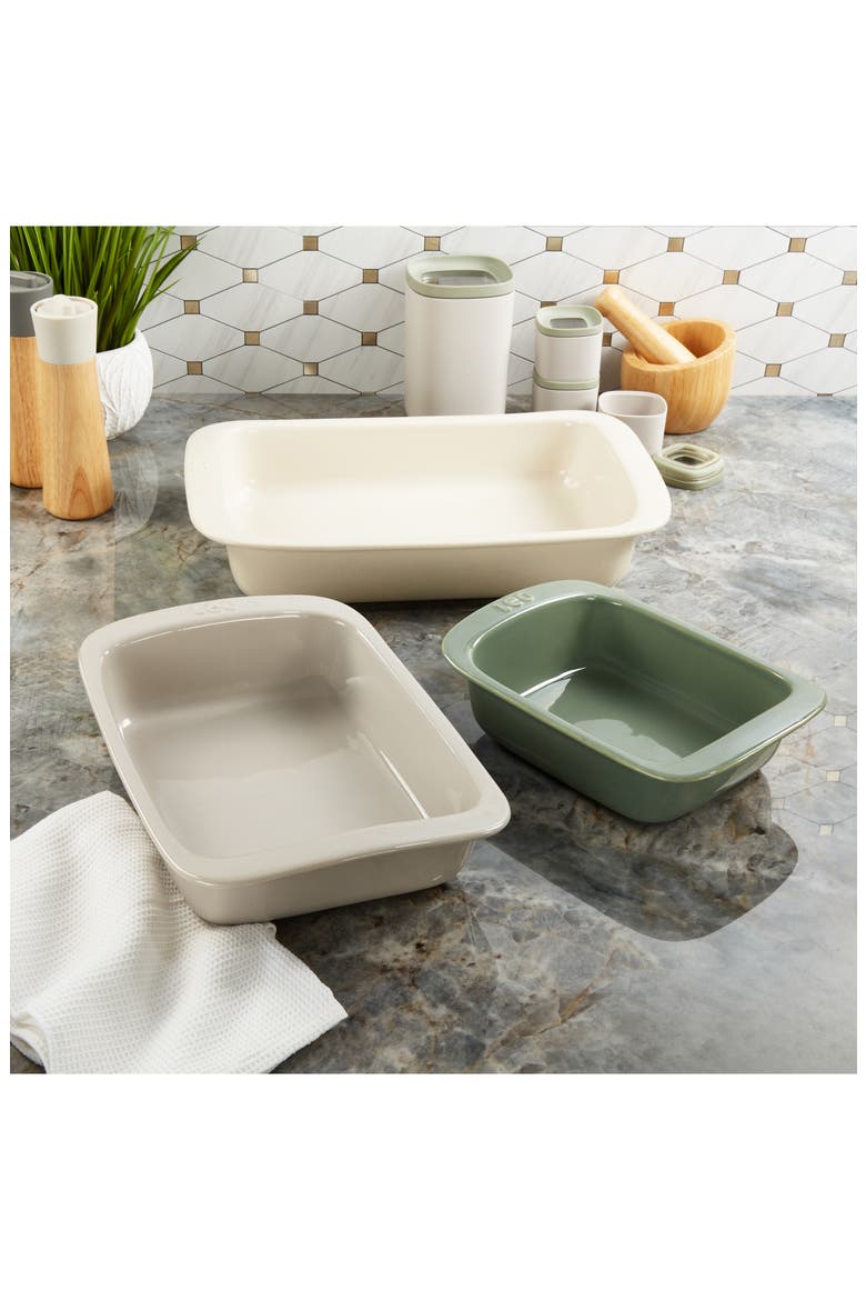 3-Piece Ceramic Bakeware Set, Alternate, color, MULTICOLOR