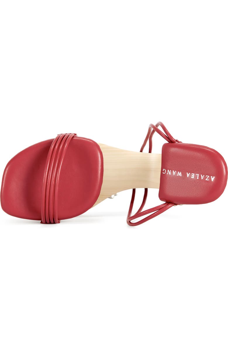 AZALEA WANG Cipriano Ankle Wrap Platform Sandal, Alternate, color,