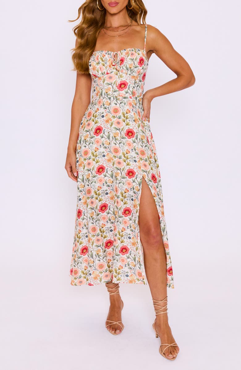 VICI Collection Constance Floral Print Maxi Dress, Alternate, color, 