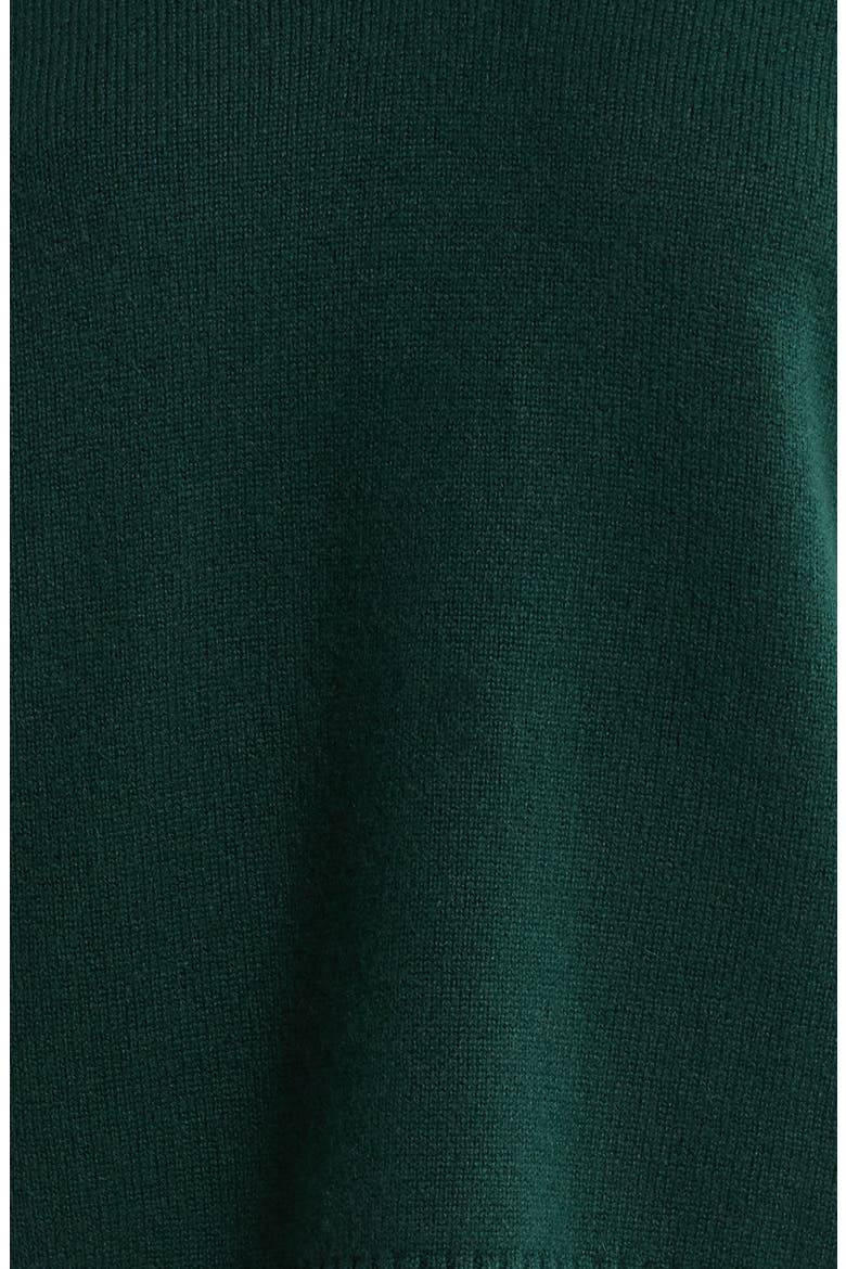 G Scribe Oversized Cashmere Sweater Vest, Alternate, color, PINE
