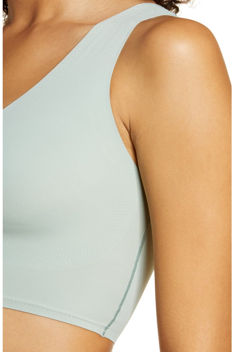 True Body V-Neck Bralette, Alternate, color, JADEITE