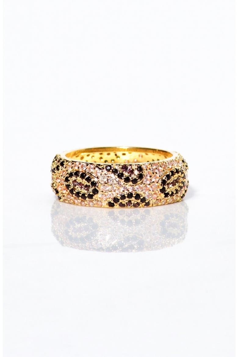 Mini Billionaire Ring, Alternate, color, Leopard Maneater