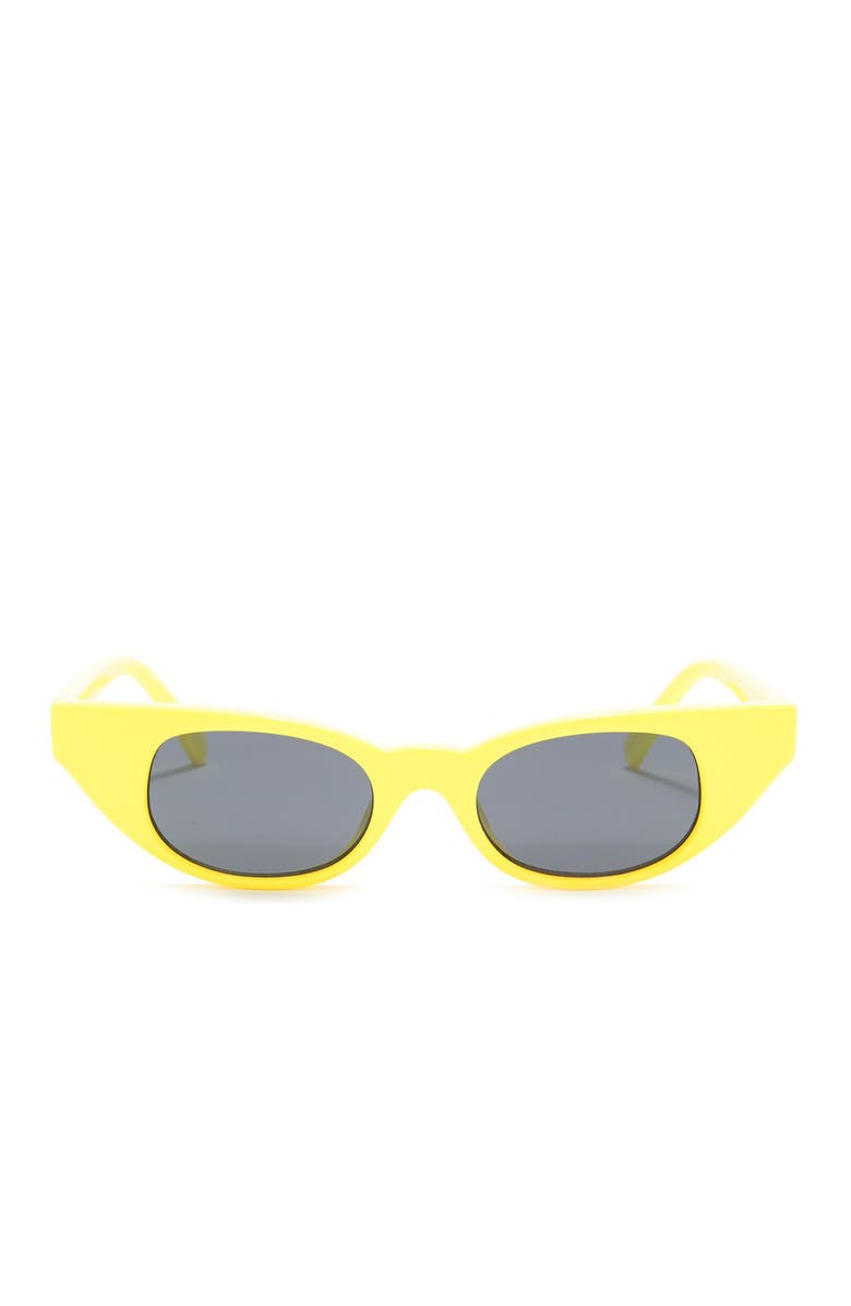 Le Specs The Breaker Skinny Cat Eye Sunglasses, Alternate, color,
