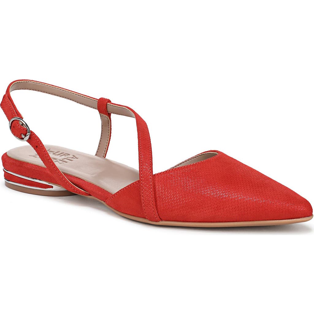 NATURALIZER NATURALIZER HAWAII POINTED TOE SLINGBACK FLAT