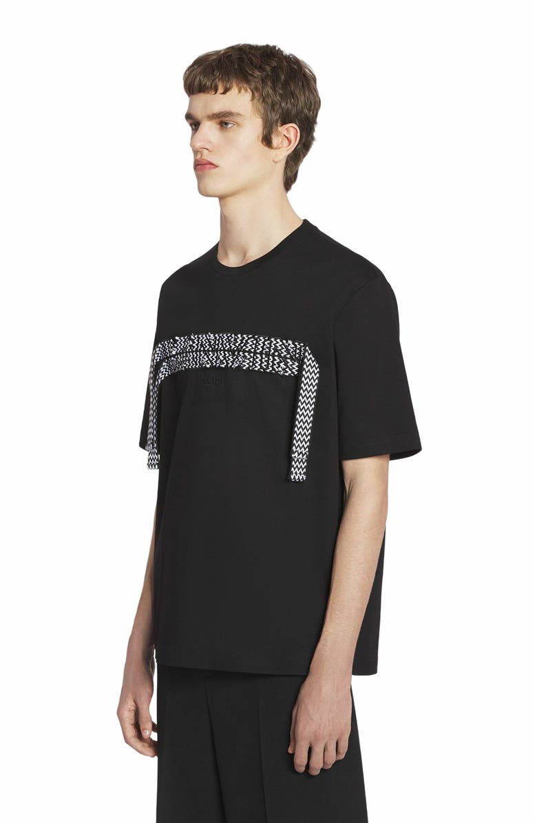 Lanvin CURB LACE T-SHIRT, Main, color, 