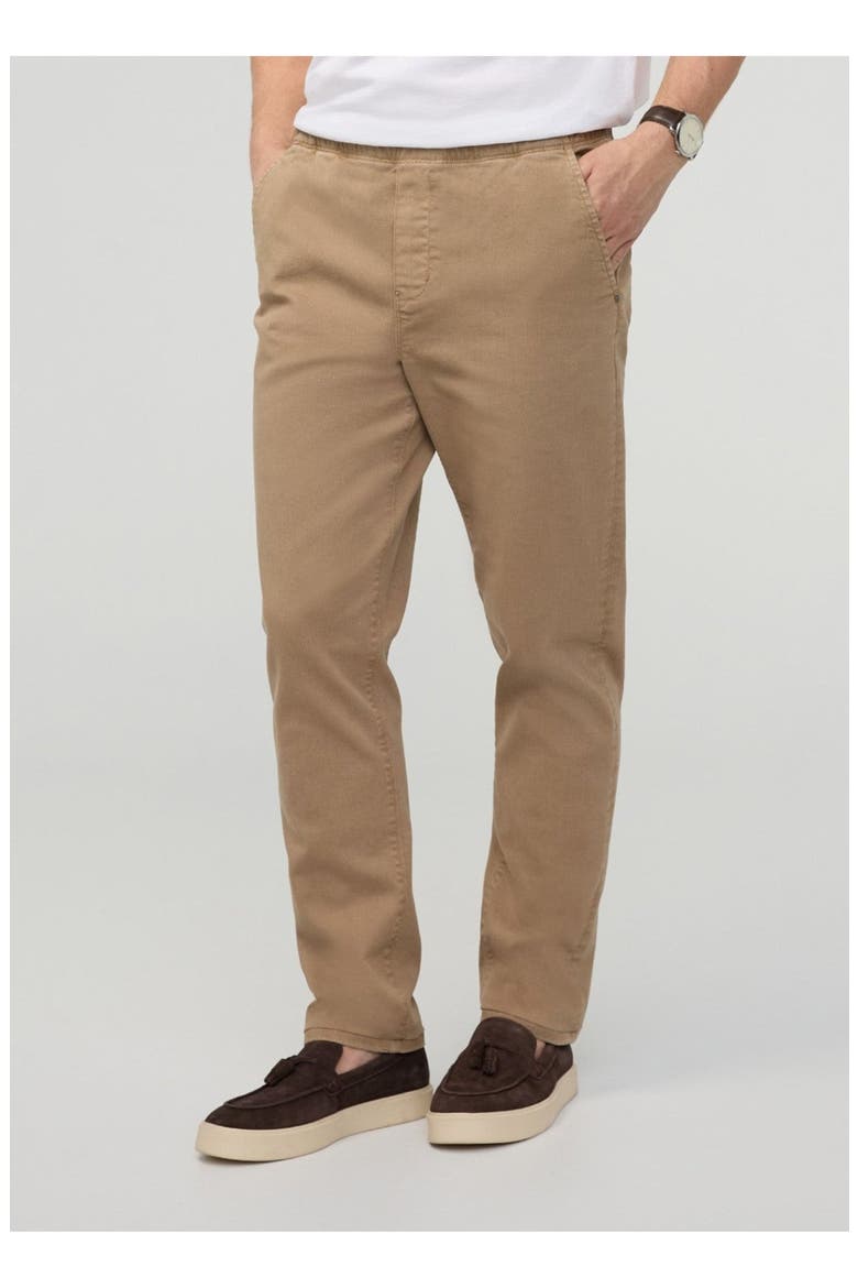FlexTwill Relaxed Pull On Pant, Alternate, color, Desert-Khaki