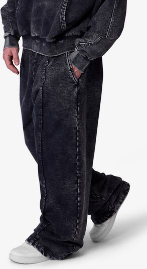 Faded Relaxed Fit Cotton Sweatpants