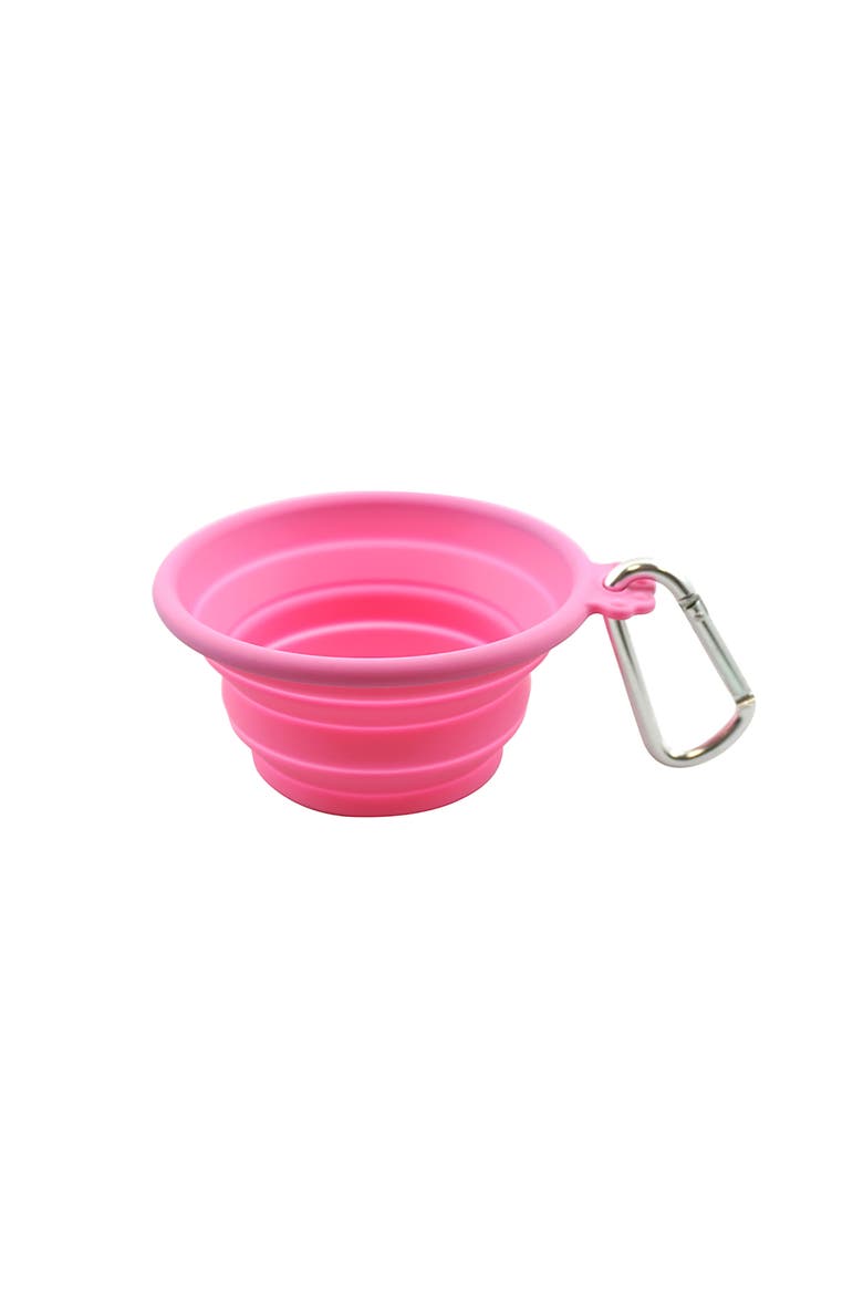26.5oz Silicone Travel Bowl For Dogs and Cats, Main, color, Multicolored