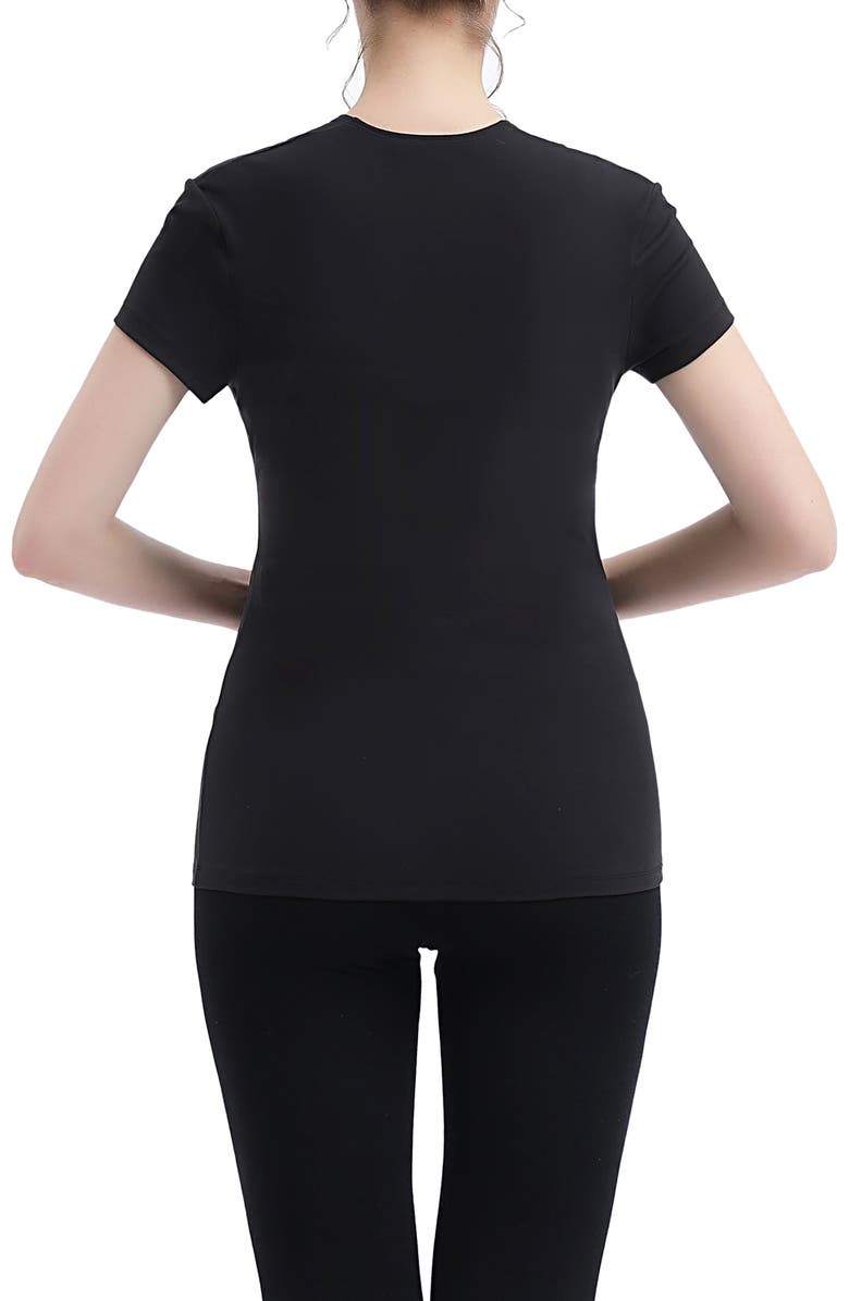 Kimi and Kai Essential Maternity/Nursing Top, Alternate, color, Black