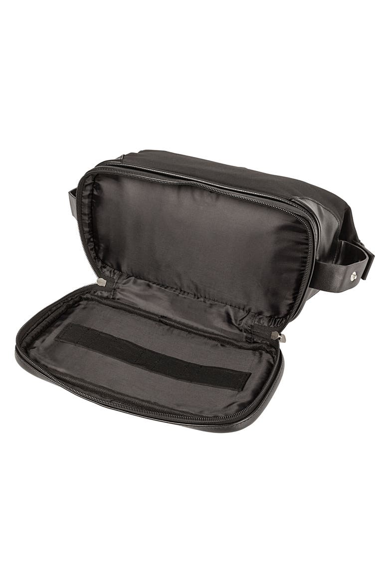Monogram Toiletry Bag, Alternate, color, BLACK