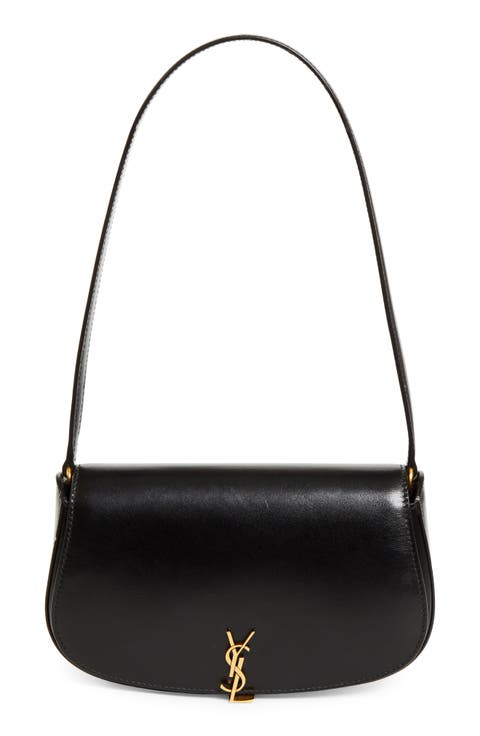 Mini Cassandre Flap Leather Shoulder Bag