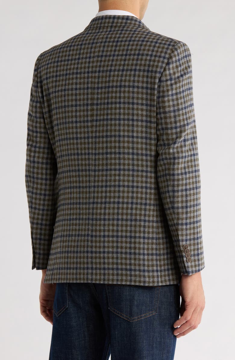 Nautica Plaid Tweed Sport Coat, Alternate, color, Grey Check