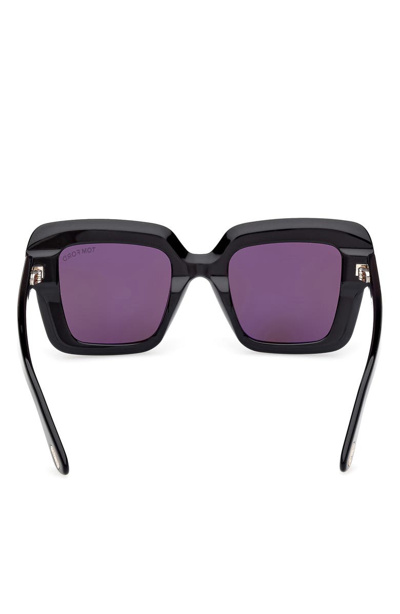 TOM FORD Esme 50mm Square Sunglasses, Alternate, color, 