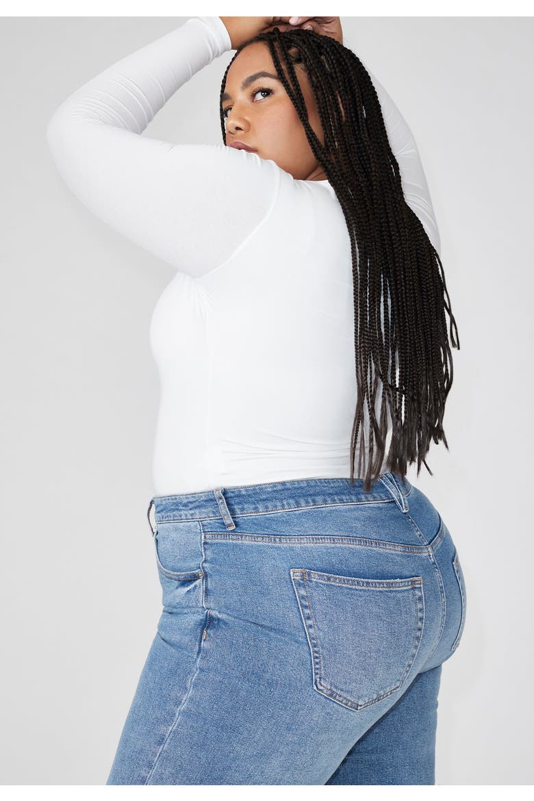 The Naomi Comfort Stretch Straight Leg Jean, Alternate, color, MEDIUM WASH DENIM