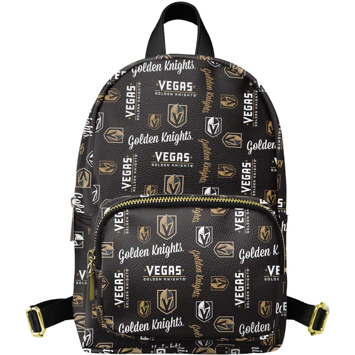 FOCO Youth FOCO Black Vegas Golden Knights Repeat Brooklyn Mini Backpack, Main, color, Black