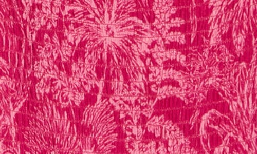 Lush Smocked Drop Waist Maxi Dress In Berry Pink