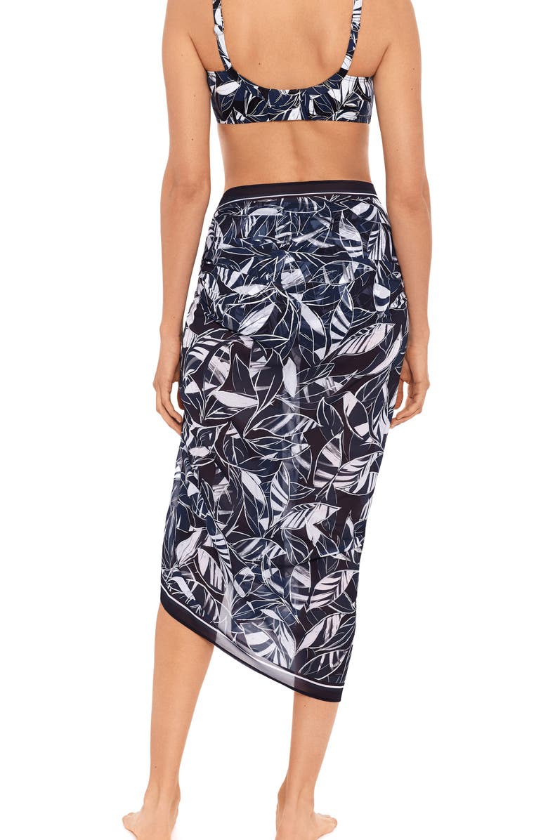 Miraclesuit<sup>®</sup> Shimmer Shadows Scarf Pareo, Alternate, color,