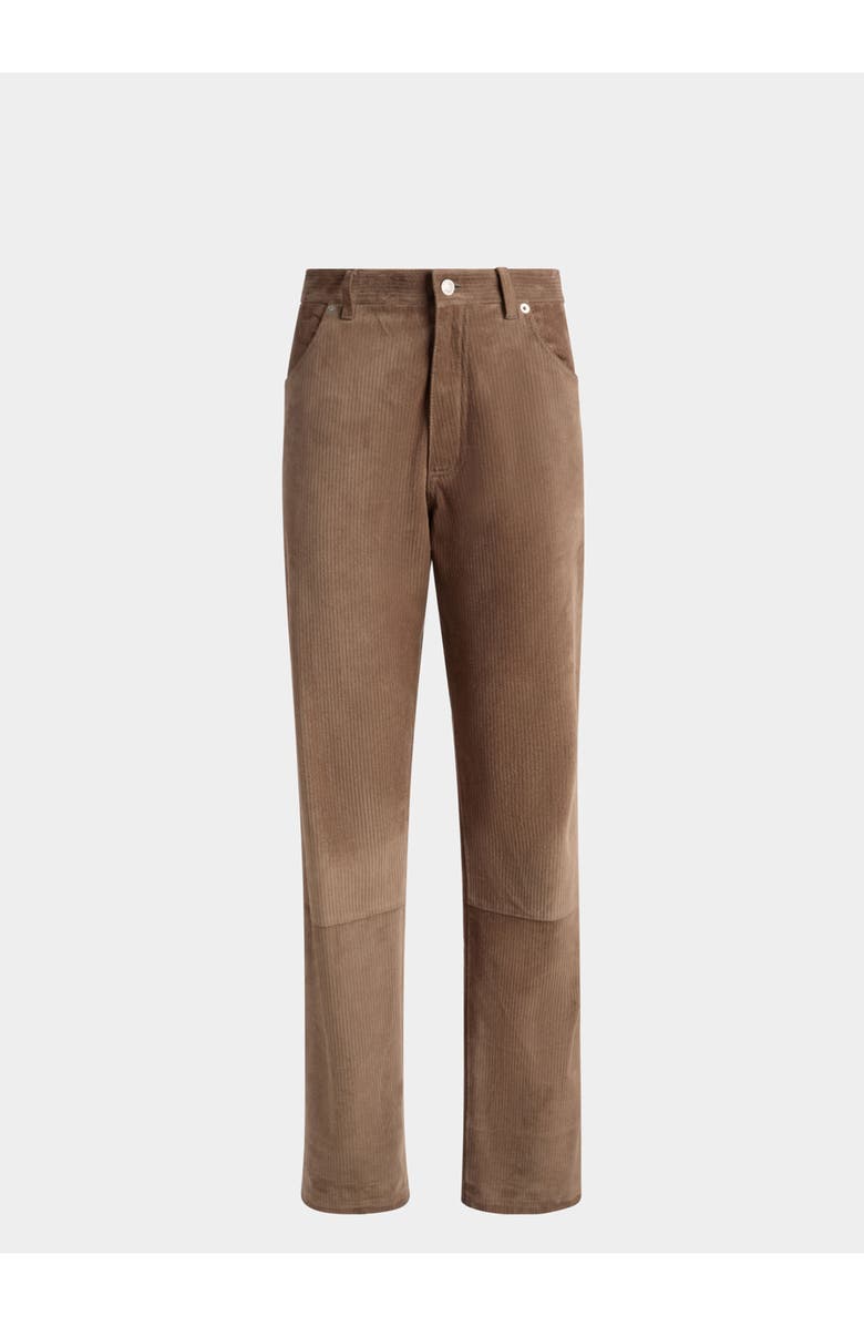 Bally Straight Trousers, Main, color, Brown