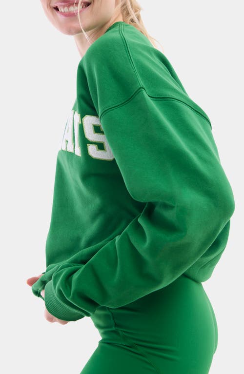 Halfdays Cotton Graphic Sweatshirt In Verdant