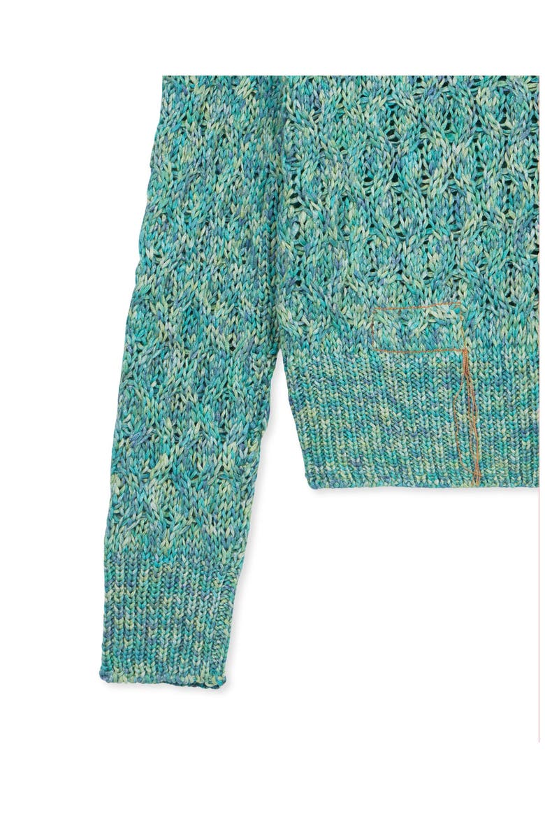 Lola Knit Cardigan, Alternate, color, TURQUOISE