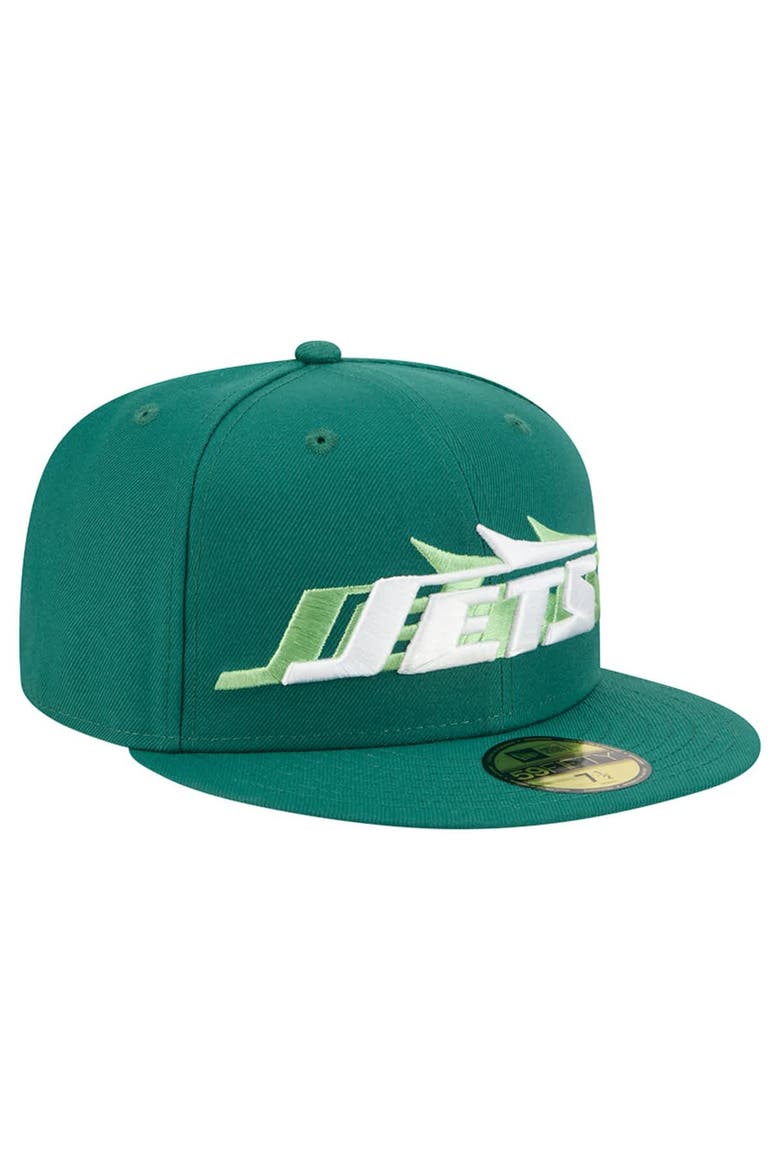 Men's New Era Green New York Jets Tri-Hit 59FIFTY Fitted Hat, Alternate, color, Green